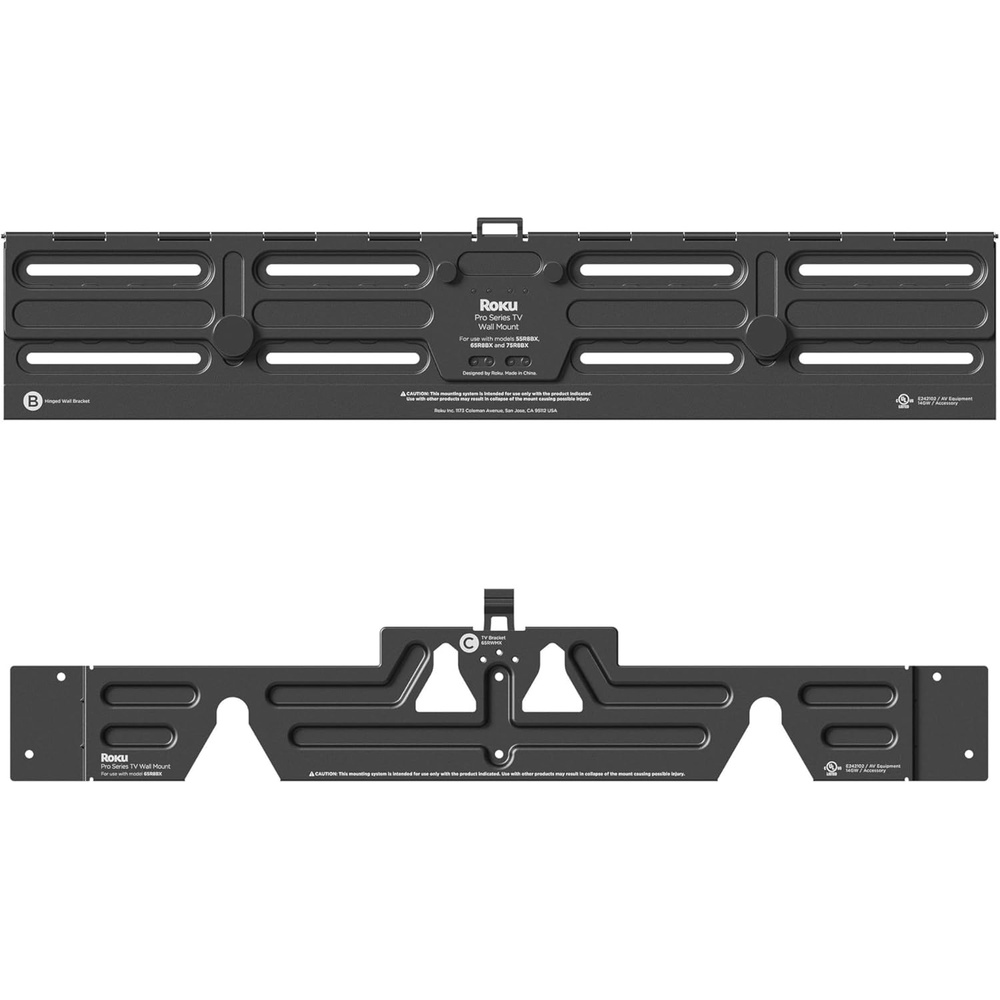 image:imageRoku Wall Mount Kit for 75Inch Pro Series TV  UltraSlim with Minimalist Flat Design  Hinged TV Mount and Kickstand for Easy Access to Cables55