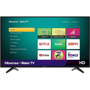 Hisense 40-Inch Class H4 Series LED Roku Smart TV with Alexa Compatibility (40H4F, 2020 Model)(43 in)