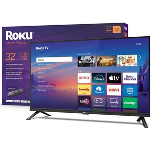 Roku Smart TV 2026 – 40-Inch Select Series, 1080p Full HD TV – Roku TV with Voice Remote – Flat Screen LED Television with Wi-Fi for Streaming Live Local News Sports & Movies, Bluetooth Headphone Mode(32″)