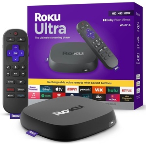 Roku Ultra – Ultimate Streaming Player (Renewed) – 4K Streaming Device for TV with HDR10+, Dolby Vision & Atmos – Bluetooth & Wi-Fi 6- Rechargeable Voice Remote Pro with Backlit Buttons (Renewed)